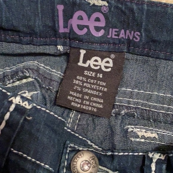 Lee Skinny Boot Cut Jeans Size 14 (girls) - Picture 7 of 7